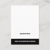 Sieraden Kaart Visitekaartje (Achterkant)