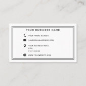 Sieraden Kostbare Stenen Sieraden Designer Visitekaartje (Achterkant)