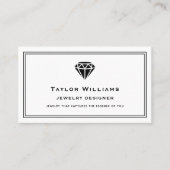 Sieraden Kostbare Stenen Sieraden Designer Visitekaartje (Voorkant)