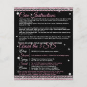 Sieraden Langer Maken Verzorgingsinstructies Wordt Flyer (Voorkant)