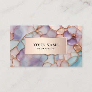 Sieraden Luxe Bloemen Chic QR Code Visitekaartje
