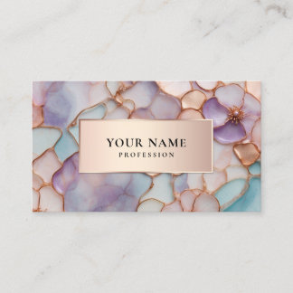Sieraden Luxe Bloemen Chic QR Code Visitekaartje