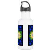 Sieraden madeliefjes (gepersonaliseerd) waterfles  (Achterkant)