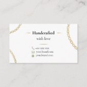 Sieraden Maker Visitekaartje (Achterkant)