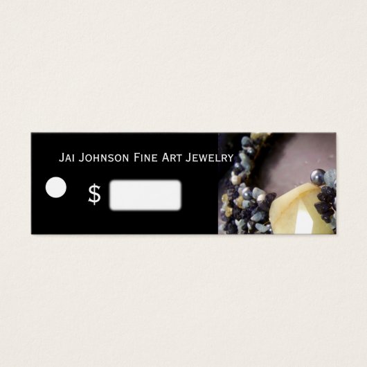 Sieraden Merchandise Prijs Labels Mini Visitekaartjes (Voorkant)