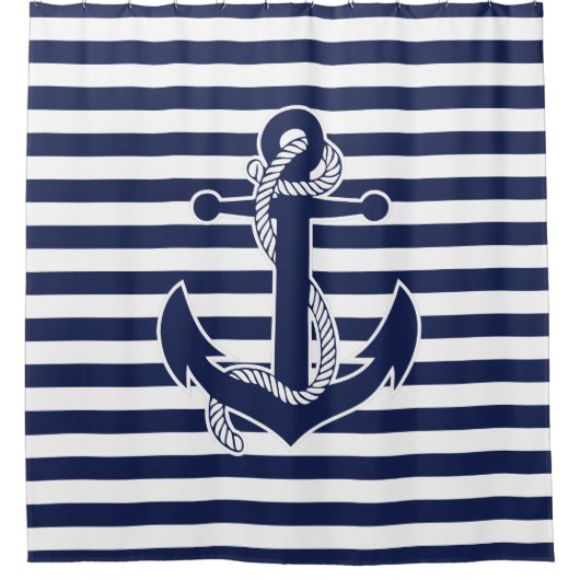 Sieraden met scheepvaartthema Douchegordijn Anker (Voorkant)