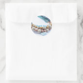 Sieraden Ontwerp Dank u ronde stickers (Tas)