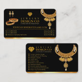 Sieraden Ontwerper, Sieraden Winkel, Design Lab, G Visitekaartje (Voorkant / Achterkant)