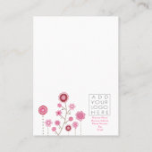 Sieraden Oorbellen Backing Product Visitekaartje (Achterkant)