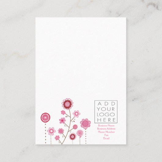 Sieraden Oorbellen Backing Product Visitekaartje (Achterkant)