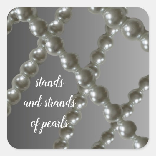 Sieraden Parels Sticker (Voorkant)