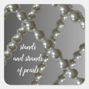 Sieraden Parels Sticker