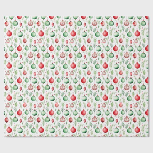 Sieraden Patroon Kerstmis Cadeaupapier (Vlak)