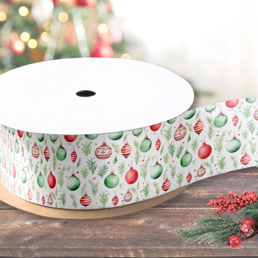 Sieraden Patroon Kerstmis Satijnen Lint