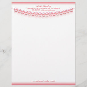 Sieraden Pearl Letterhead Briefhoofd