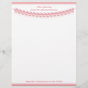 Sieraden Pearl Letterhead Briefhoofd
