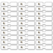 Sieraden Prijs Labels Wit Logo 30 Foldover (Voorkant)