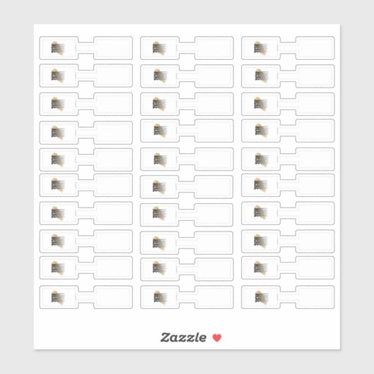 Sieraden Prijs Labels Wit Logo 30 Foldover (Vel)