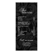 Sieraden Rack Kaart Mode Fleur de lis Zwart Goud (Achterkant)