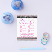 Sieraden Roze Diamant luxe Flyer (Enkel)