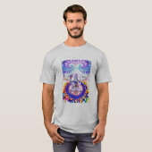 SIERADEN SHIVA YOGA T SHIRT MANNEN VROUWEN KINDERE (Voorkant volledig)
