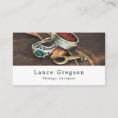  sieraden & sleutel, Antiek dealer Visitekaartje (Voorkant)