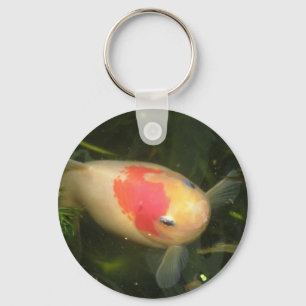 Sieraden sleutelhanger met goudvis