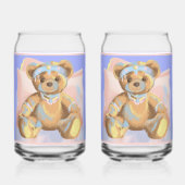 Sieraden Teddy Frisdrankglas Blikvorm Glas (Achterkant)
