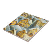 Sieraden van steenkoolpleisterhuizen tegeltje (Zijkant)