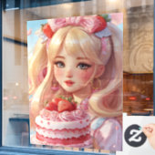 Sieraden vensterfolie raamsticker (Cafe Raam)