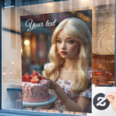 Sieraden vensterfolie raamsticker (Cafe Raam)