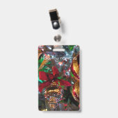 sieraden vierkant badge (Voorzijde met clip)