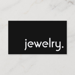 sieraden. visitekaartje