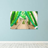 Sieraden voor een festival canvas afdruk (Insitu (Houten vloer))