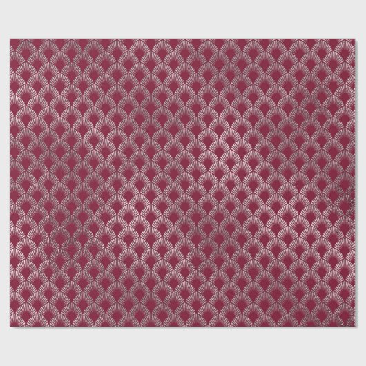 Sieraden Weegschalen Maroon Burgundy Zilver Vip Cadeaupapier (Vlak)