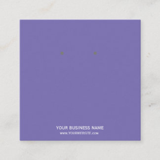 Sieraden Zelf Ontwerpen Oorbellen Displaykaarten Vierkante Visitekaartje