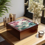 Sieradendoos, Japanse Landschapsstijl Cadeaudoosje<br><div class="desc">Een mooi Japans Olieverfschilderij van een huis aan de rivier,  Tegelstijl,  juwelendoos. Het product is aanpasbaar,  zet om het even welke naam of uitdrukking u op het zou willen. Maakt een geweldige aandenken of horloge doos cadeau ook.</div>