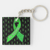 Sieradengordijn met Lyme Disease Warrior-engel of Sleutelhanger (Achterkant)