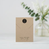 Sieradenhouder Ketting Display Business Logo Visitekaartje (Staand voorkant)