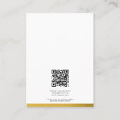 Sieradenhouder Oorbel Display Business Logo Gold Visitekaartje (Achterkant)