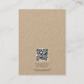Sieradenhouder Oorbel Display Business Logo Kraft Visitekaartje (Achterkant)