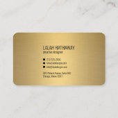 Sieradenontwerper visitekaartje (Achterkant)