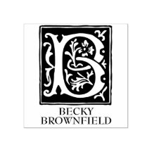 Sieralfabet letter B monogram