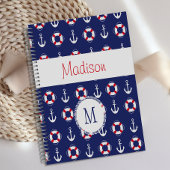 Sieranker Marine Rood Trend Monogram Planner