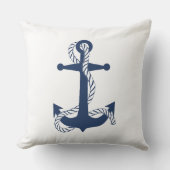 Sieranker & Touw Navy Wit ID836 Kussen (Voorkant)