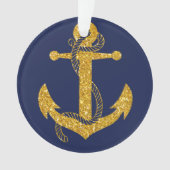 Sieranker voor Kerstmis in goud acryl Ornament (voorkant)