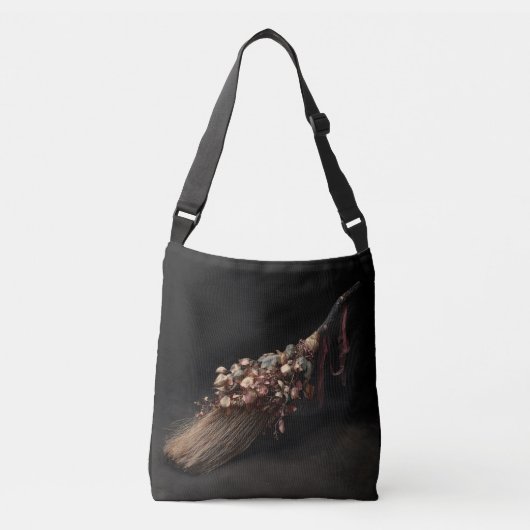 sierbezem crossbody tas (Voorkant)