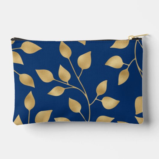 Sierblad ontwerp faux gouden blad patroon etui (Achterkant)