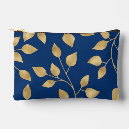 Sierblad ontwerp faux gouden blad patroon etui (Voorkant)