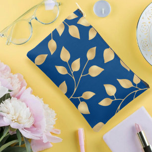 Sierblad ontwerp faux gouden blad patroon etui